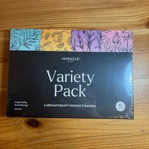 Miracle Made® Variety Pack w/Dried Flowers Aromatherapy Shower Steamers -6 Table